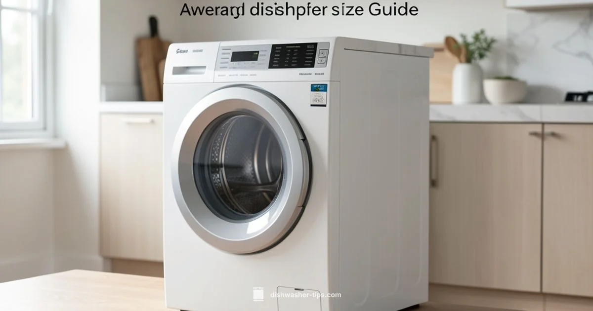 Avg Dishwasher Size - Dishwasher Tips