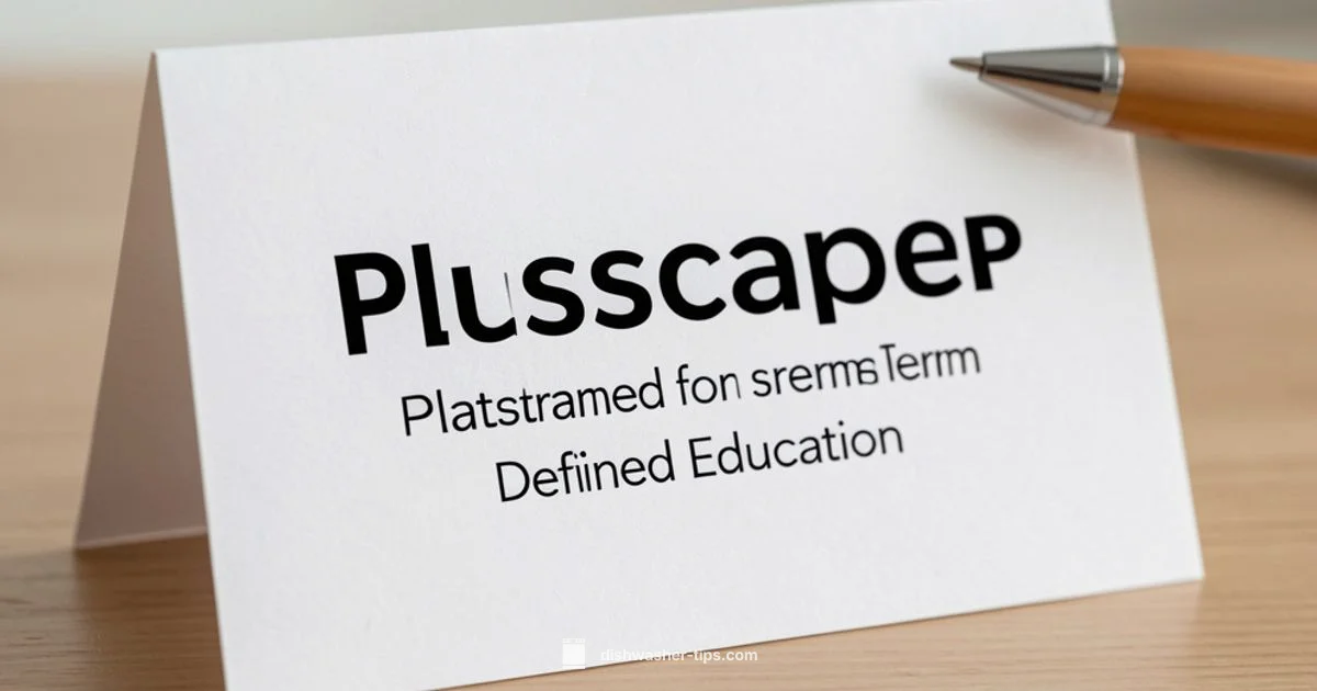 Definition Illustration - Dishwasher Tips